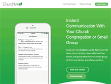 Tablet Screenshot of churchmint.com